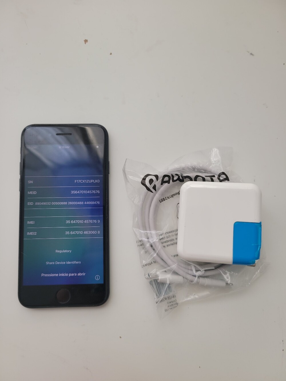 Apple iPhone SE 2nd Gen Black 128 GB Used Unblocked **AJ**